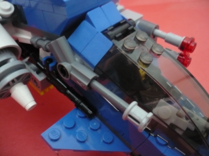 LEGO MOC - В далекой-далекой галактике... - Звездолёт 'СИНЕЕ НЕБО'