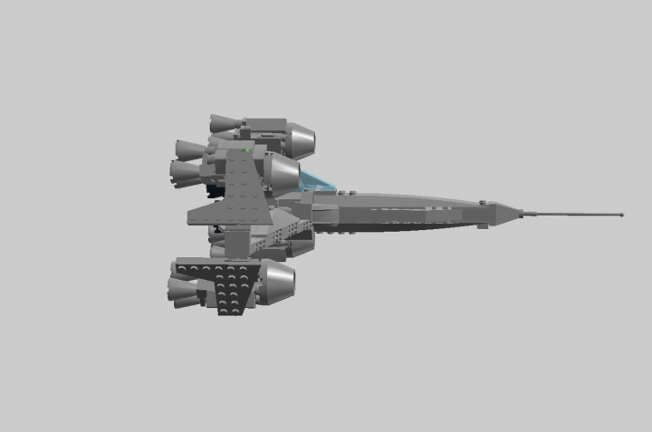 LEGO MOC - В далекой-далекой галактике... - Корабль 'Хупер'