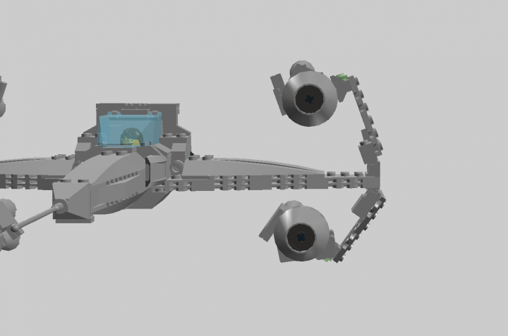 LEGO MOC - В далекой-далекой галактике... - Корабль 'Хупер'