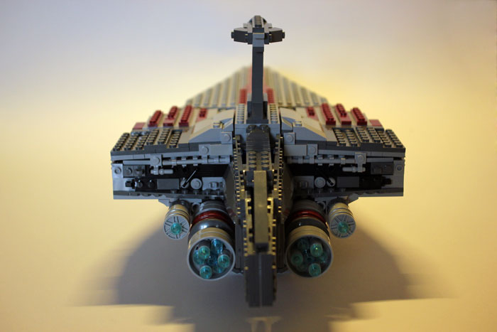 LEGO MOC - В далекой-далекой галактике... - Ударный крейсер типа «Аккламатор I» 