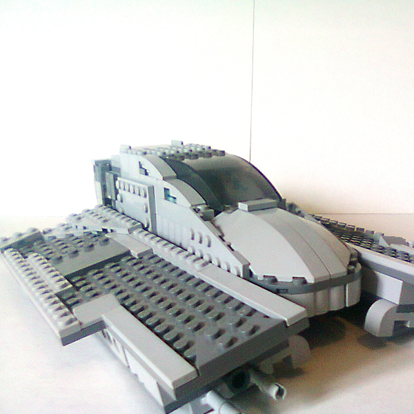 LEGO MOC - В далекой-далекой галактике... -  Истребитель 'Ястреб'.