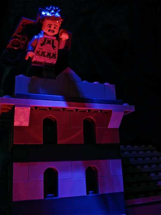 LEGO MOC - Потому что мы можем! - 'Летающий монах': накативший страх перед прыжком.