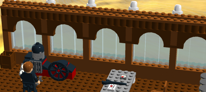 LEGO MOC - Потому что мы можем! - Первый двигатель: Крупный план.