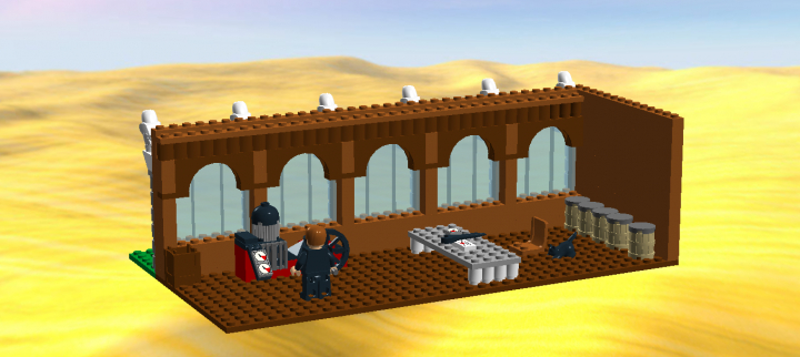 LEGO MOC - Потому что мы можем! - Первый двигатель: И на последок вид сбоку.