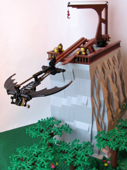 LEGO MOC - Потому что мы можем! - Планер Леонардо да Винчи: Красиво и изящно.