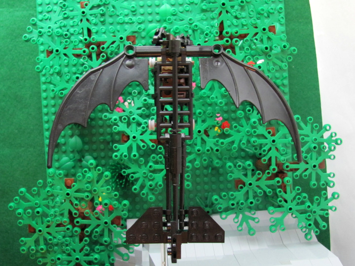 LEGO MOC - Потому что мы можем! - Планер Леонардо да Винчи: Он летел над лесами...