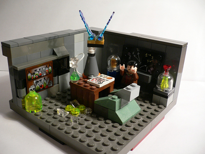 LEGO MOC - Потому что мы можем! - Никола Тесла: Его рабочий кабинет