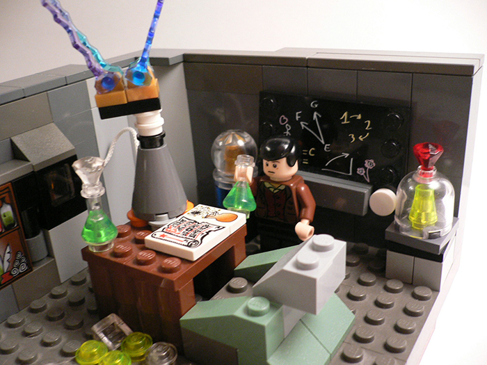 LEGO MOC - Потому что мы можем! - Никола Тесла: 'Приступим к опытам!'
