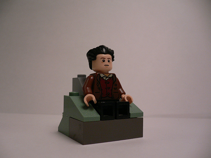 LEGO MOC - Потому что мы можем! - Никола Тесла: Эксперимент с волосами. Так он выглядит гораздо<br />
старше.