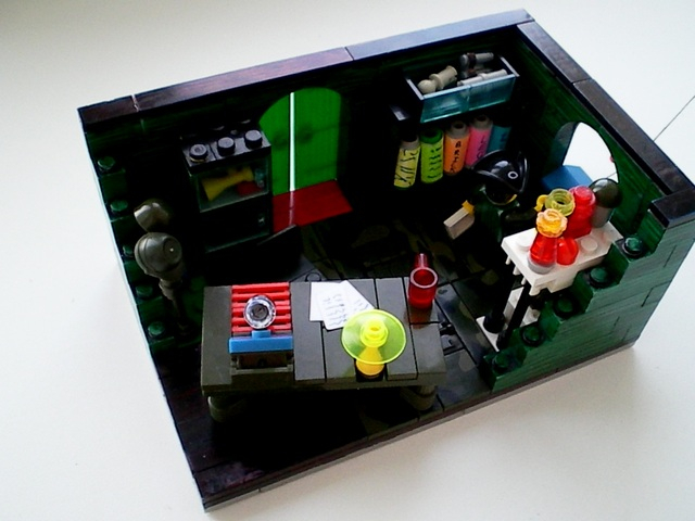 LEGO MOC - Потому что мы можем! - 'Воздушный змей Бенджамина Франклина': В этом месте творилась история! Ну точнее в оригинале этого места...
