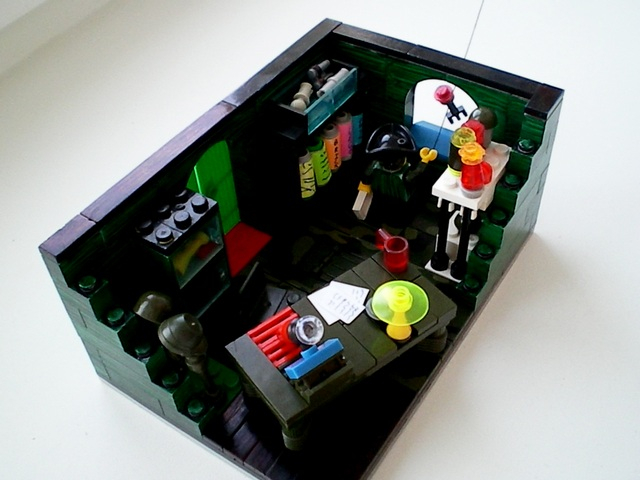 LEGO MOC - Потому что мы можем! - 'Воздушный змей Бенджамина Франклина': ...грызя науки сей гранит.