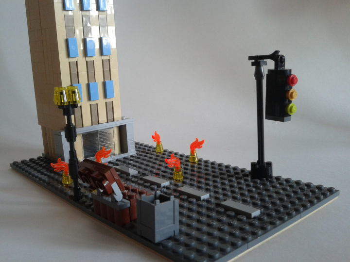 LEGO MOC - Герои и злодеи - Нападение доктора осьминога