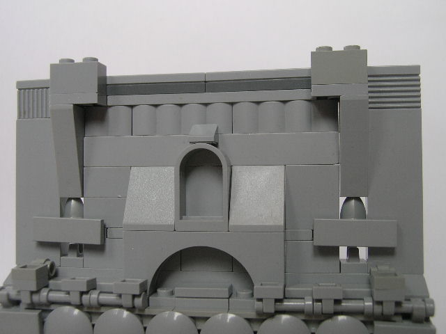 LEGO MOC - Герои и злодеи - Crime Alley (Batman MOC): Верхняя часть.
