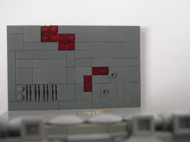 LEGO MOC - Герои и злодеи - Crime Alley (Batman MOC): Вид сверху. Создаётся ощущение,что стоишь на крыше.