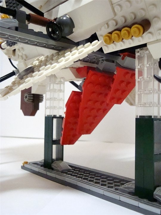 LEGO MOC - Steampunk Machine - «Алые паруса» в стиле Steampunk.: Нижние паруса.