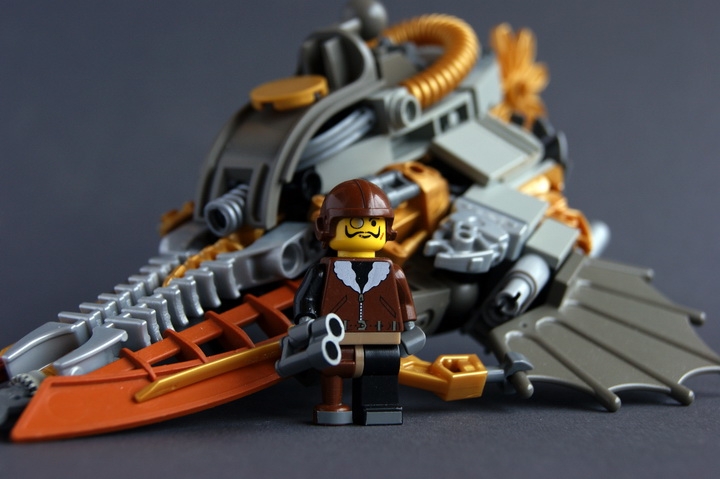 LEGO MOC - Steampunk Machine - Lawrence Bowles: Лоренс Баулс собственной персоной