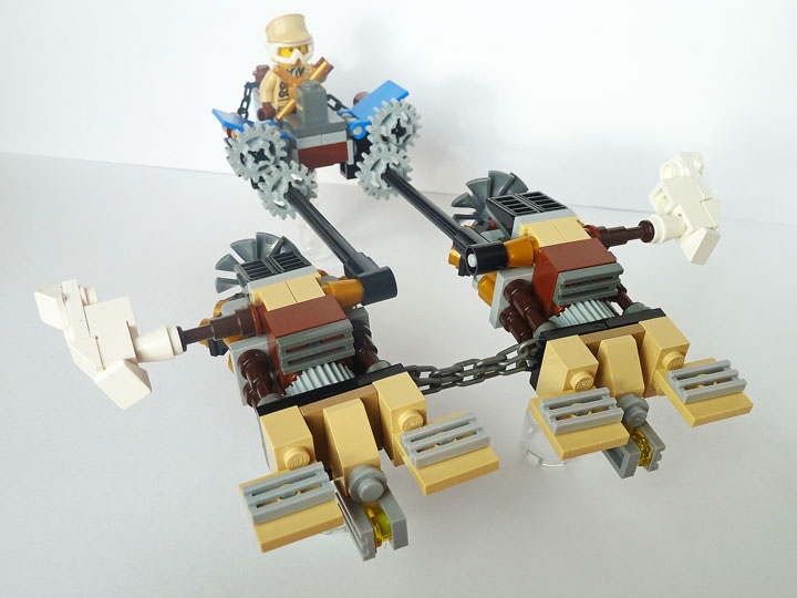 LEGO MOC - Steampunk Machine - Гоночная капсула Энакина: Капсула (или кар/под, кому как больше нравиться) Энакина.