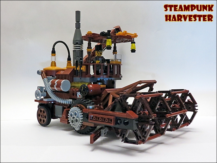 LEGO MOC - Steampunk Machine - Steampunk Harvester: Знакомьтесь - SteamPunk Harvester!