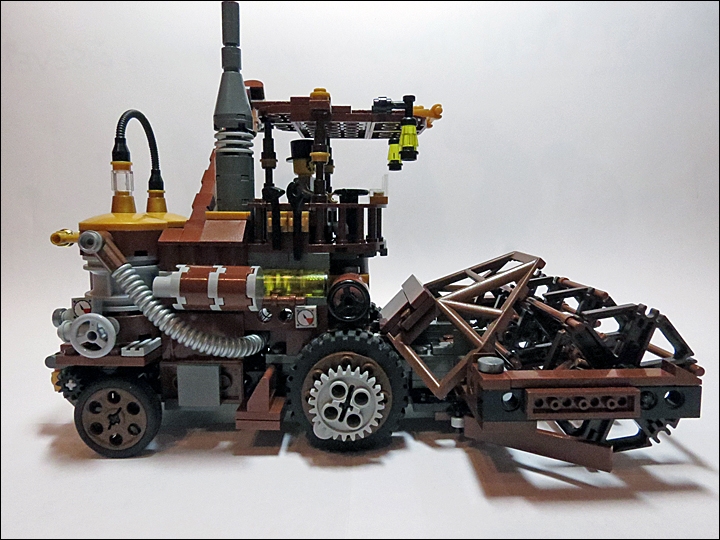 LEGO MOC - Steampunk Machine - Steampunk Harvester: Урожай будет наш! :)