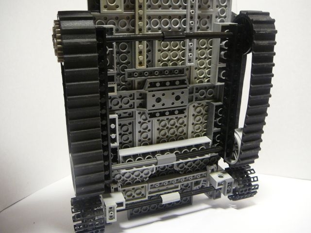 LEGO MOC - Steampunk Machine - Steampunk передвижная станция: Вид снизу: