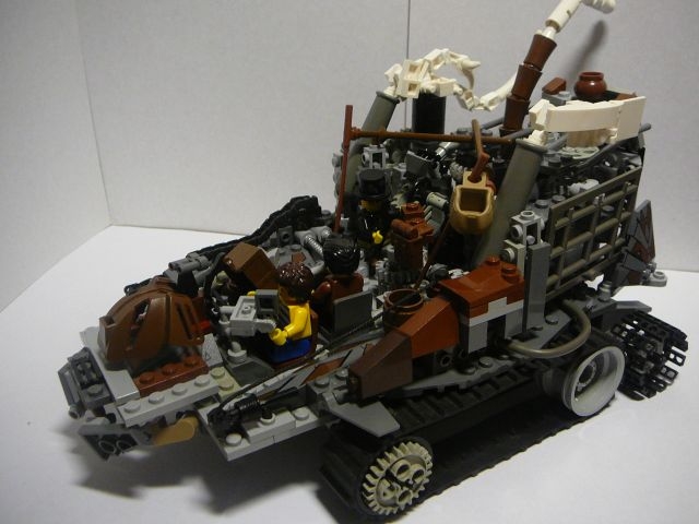 LEGO MOC - Steampunk Machine - Steampunk передвижная станция: 'Поехали!'-крикнул Коул заводя двигатель.<br />
------------------------<br />
На этом я с вами прощаюсь,до новых встреч!