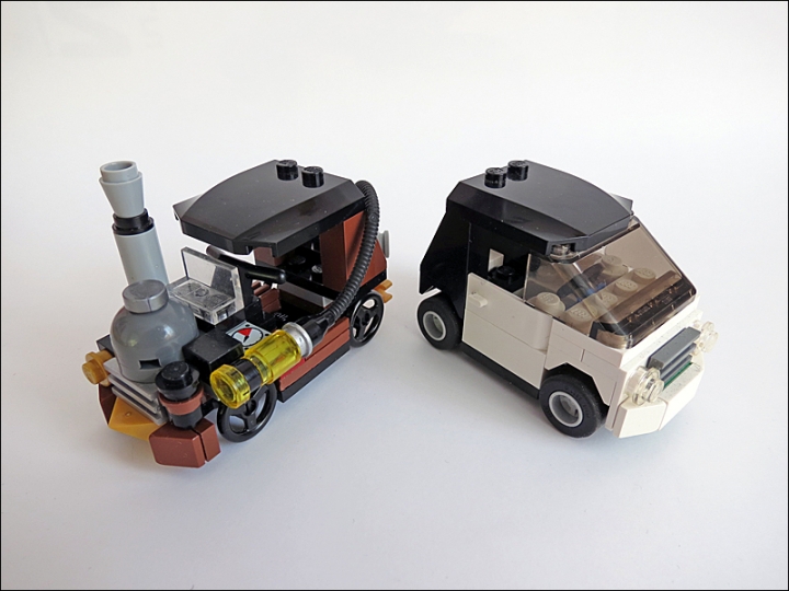 LEGO MOC - Steampunk Machine - Car 3177 SteamPunk Edition :): В сравнении с оригиналом