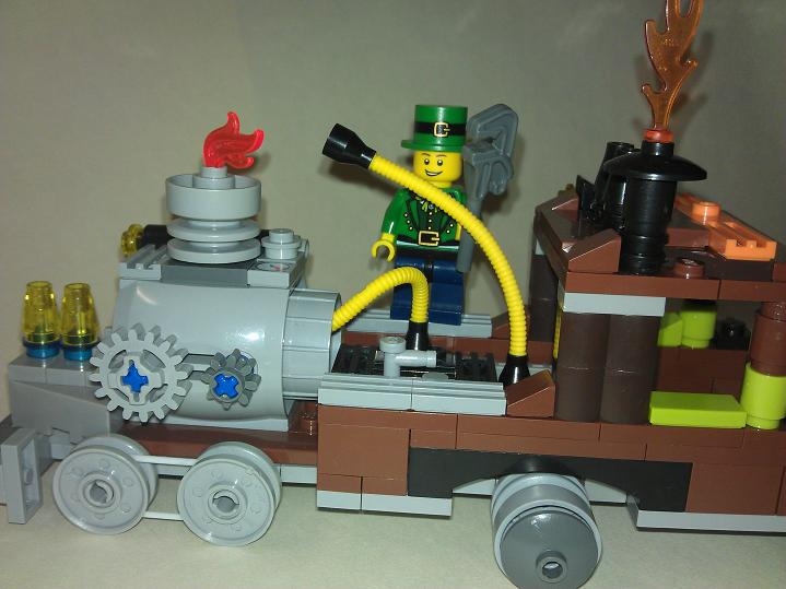 LEGO MOC - Steampunk Machine - Полярный экспресс