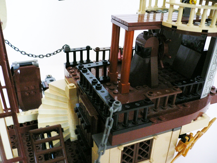 LEGO MOC - Steampunk Machine - Летучий паровой корабль: Капитанский... Балкончик?<br />

