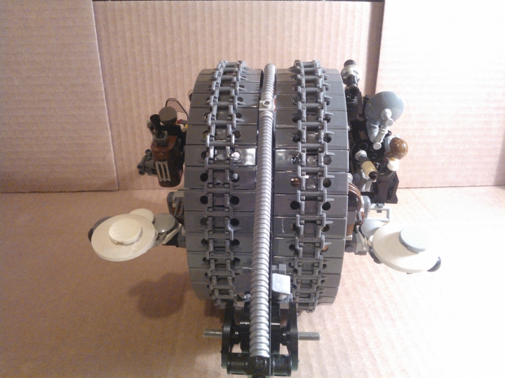 LEGO MOC - Steampunk Machine - Штурмовая самоходная установка.: Вид сзади.