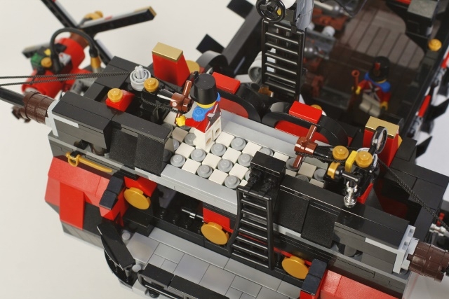 LEGO MOC - Steampunk Machine - ЛК-041м : фото кормы сверху