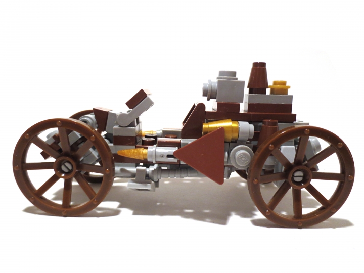 LEGO MOC - Steampunk Machine - Steam Ripper: Вид сбоку