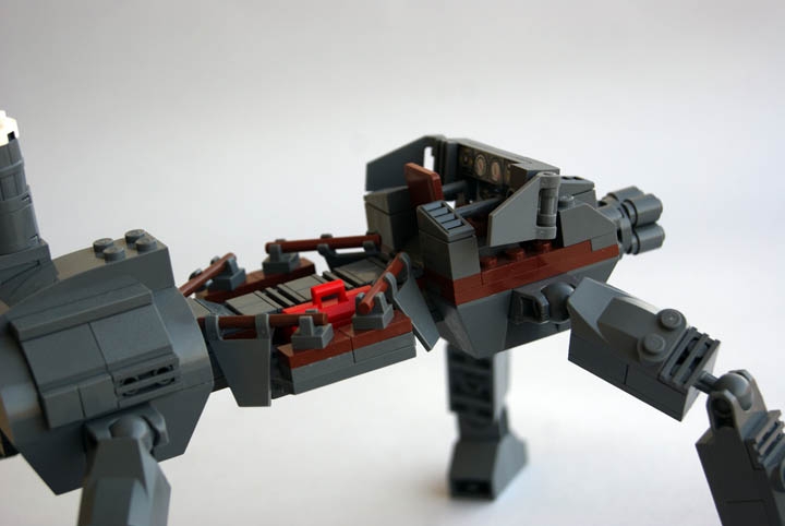 LEGO MOC - Steampunk Machine - Стимнанк шагоход.: Кабина  поближе.