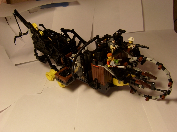 LEGO MOC - Steampunk Machine - Корабль мародеров: Общий план