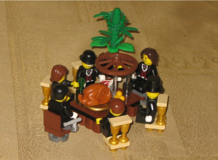 LEGO MOC - Мини-конкурс 'Битва Дирижаблей' - Дирижабль «Дипломат»: 'Ну так вот, господа, я предлагаю разделить Антарктиду на 5 территорий и...'