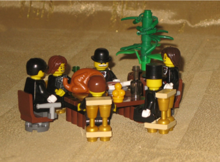 LEGO MOC - Мини-конкурс 'Битва Дирижаблей' - Дирижабль «Дипломат»: '...и поделить их между...'
