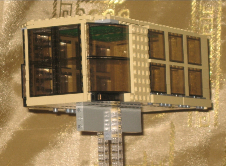 LEGO MOC - Мини-конкурс 'Битва Дирижаблей' - Дирижабль «Дипломат»: Чтож, давайте насладимся видом кабины.