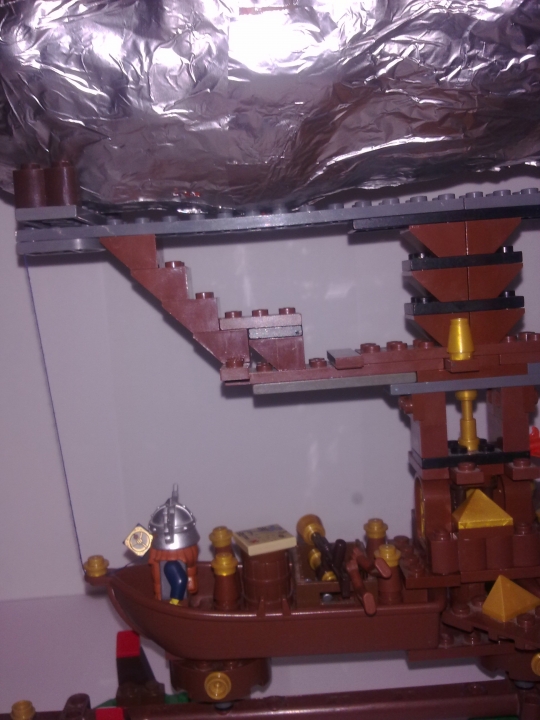 LEGO MOC - Мини-конкурс 'Битва Дирижаблей' - Дирижабль гномов: Гномы готовятся в путь!