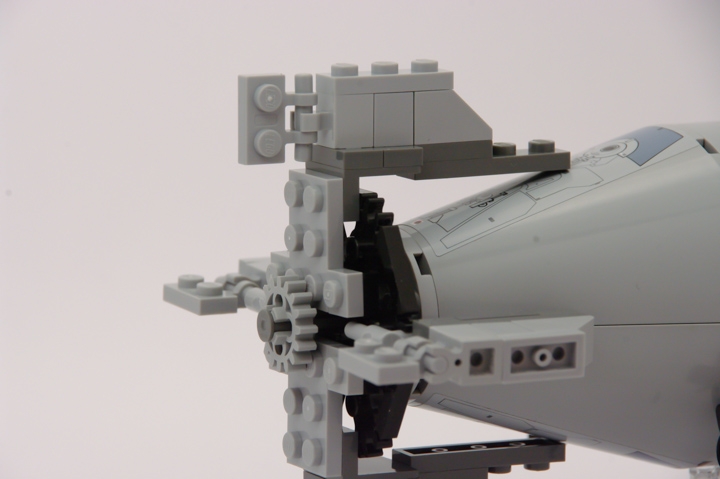 LEGO MOC - Мини-конкурс 'Битва Дирижаблей' - Гоночный дирижабль 'Стремительный'