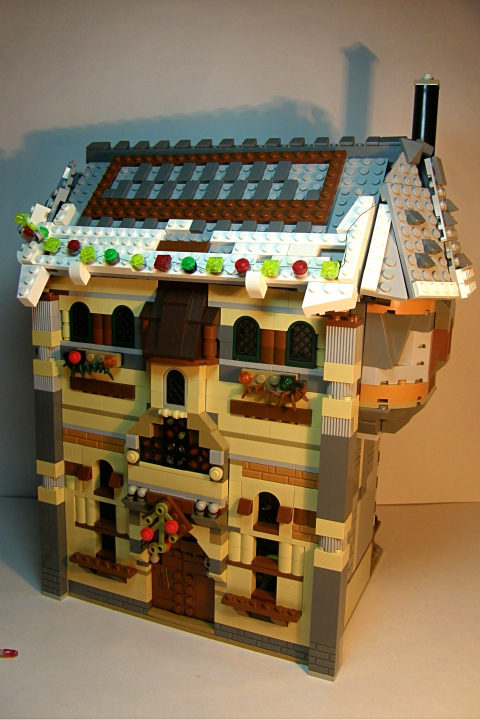 LEGO MOC - Новогодний Кубик 2014 - Старый исландский новогодний дом