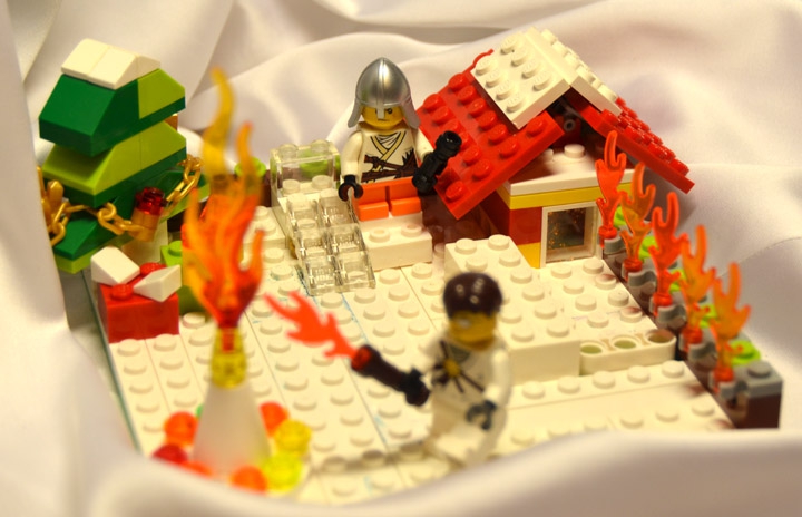 LEGO MOC - Новогодний Кубик 2014 - Олимпийский Новый Год