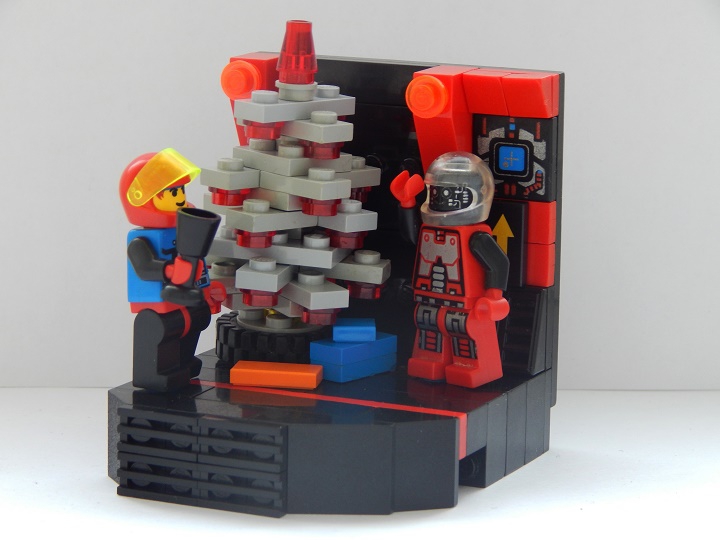 LEGO MOC - Новогодний Кубик 2014 - Новый Год в Спайриусе