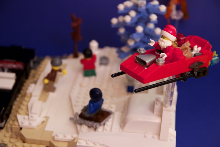 LEGO MOC - Новогодний Кубик 2014 - «Рождественский вечер»