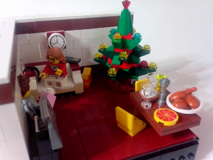 LEGO MOC - Новогодний Кубик 2014 - Встреча Нового Года