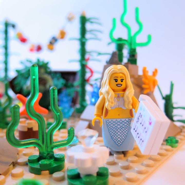 LEGO MOC - Новогодний Кубик 2014 - Подводный Новый Год: Предновогодние песнопения