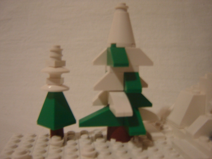 LEGO MOC - Новогодний Кубик 2014 - Новогодние волшебство: ёлки