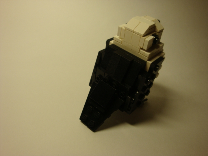 LEGO MOC - 16x16: Animals - Птица, просто птица: Спинка и хвостик.