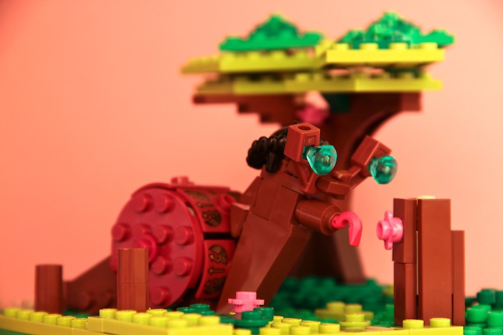 LEGO MOC - 16x16: Animals - Улитка в лесу