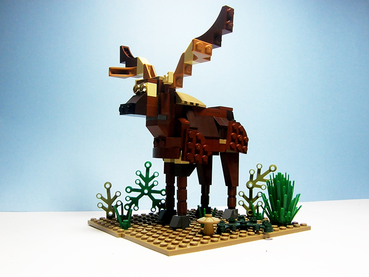 LEGO MOC - 16x16: Animals - Олень 