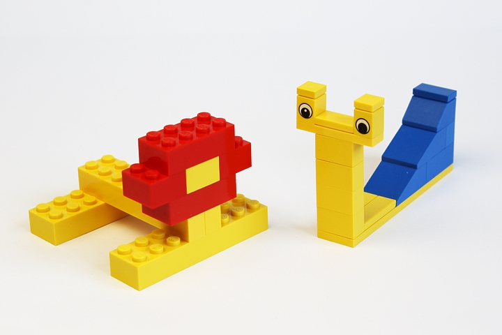 LEGO MOC - 16x16: Animals - Улитка и Лев