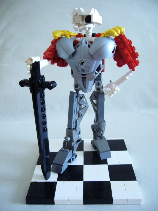 LEGO MOC - 16x16: Character - Сэр Дэниэл Фортескью: сама фигура весьма подвижна, но я выбрал одну позу